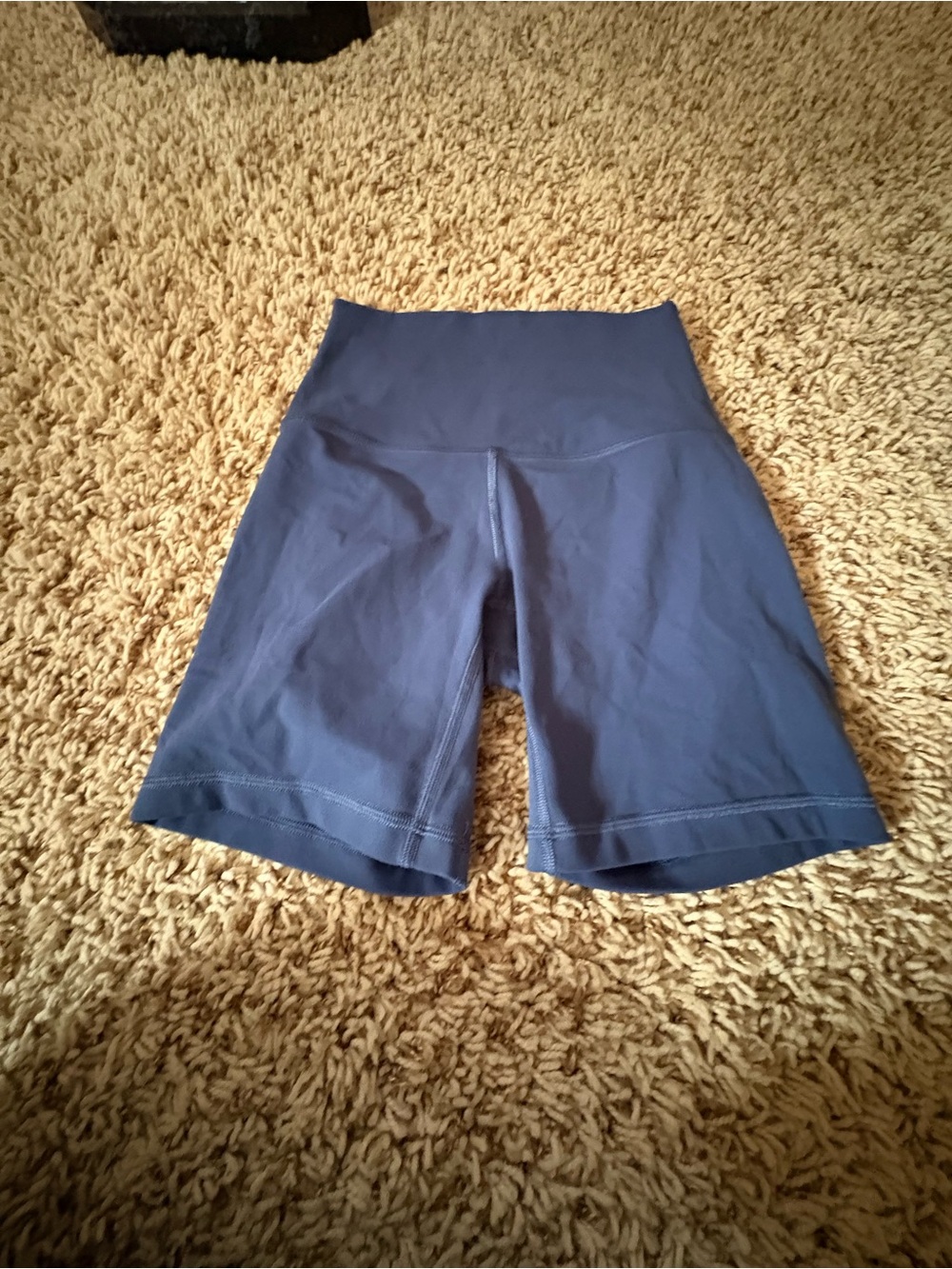 lululemon athletica Navy High-Rise Bike Shorts